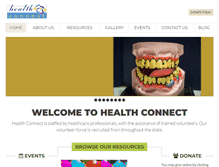 Tablet Screenshot of healthconnectsd.org